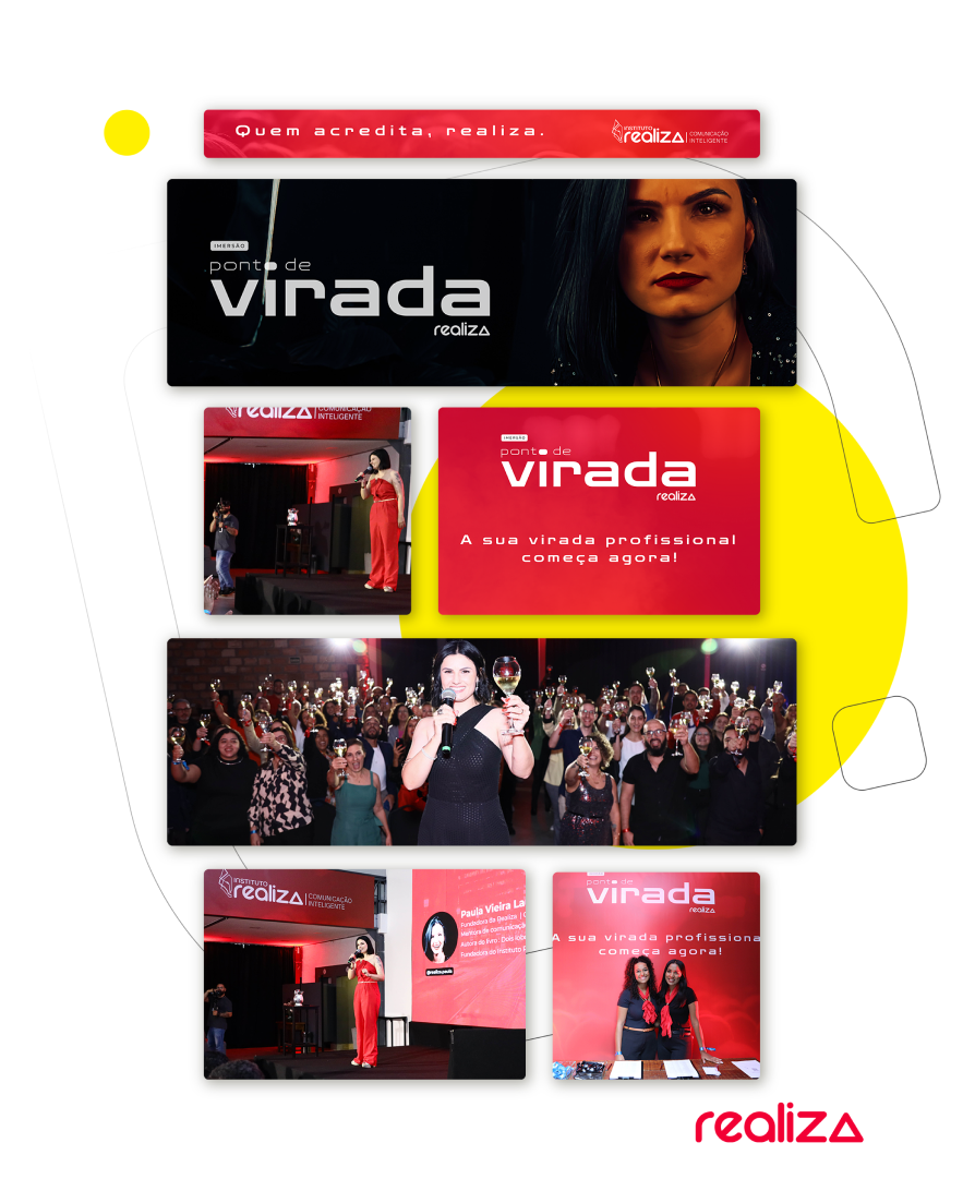 Realiza – Identidade visual para o evento: Ponto de virada